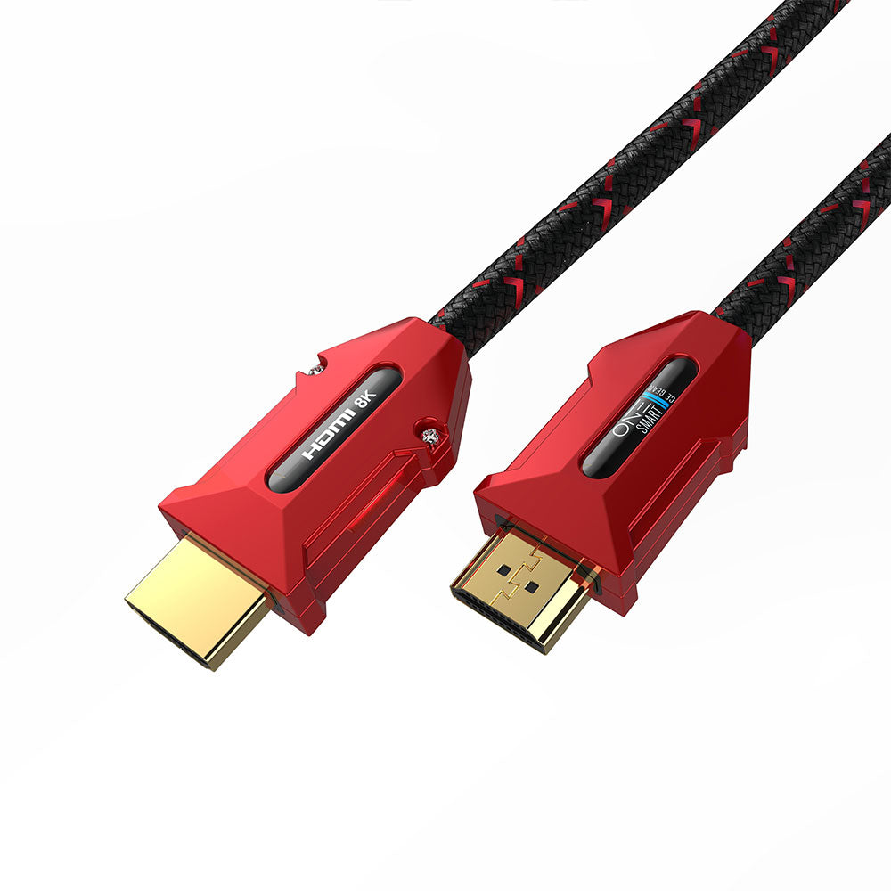 3m - Orange - câble HDMI plat et fin, en cuivre sans oxygène