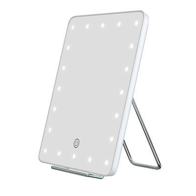 One Products Portable Vanity Mirror With LED Lighting & USB Port in White (OPCM004)