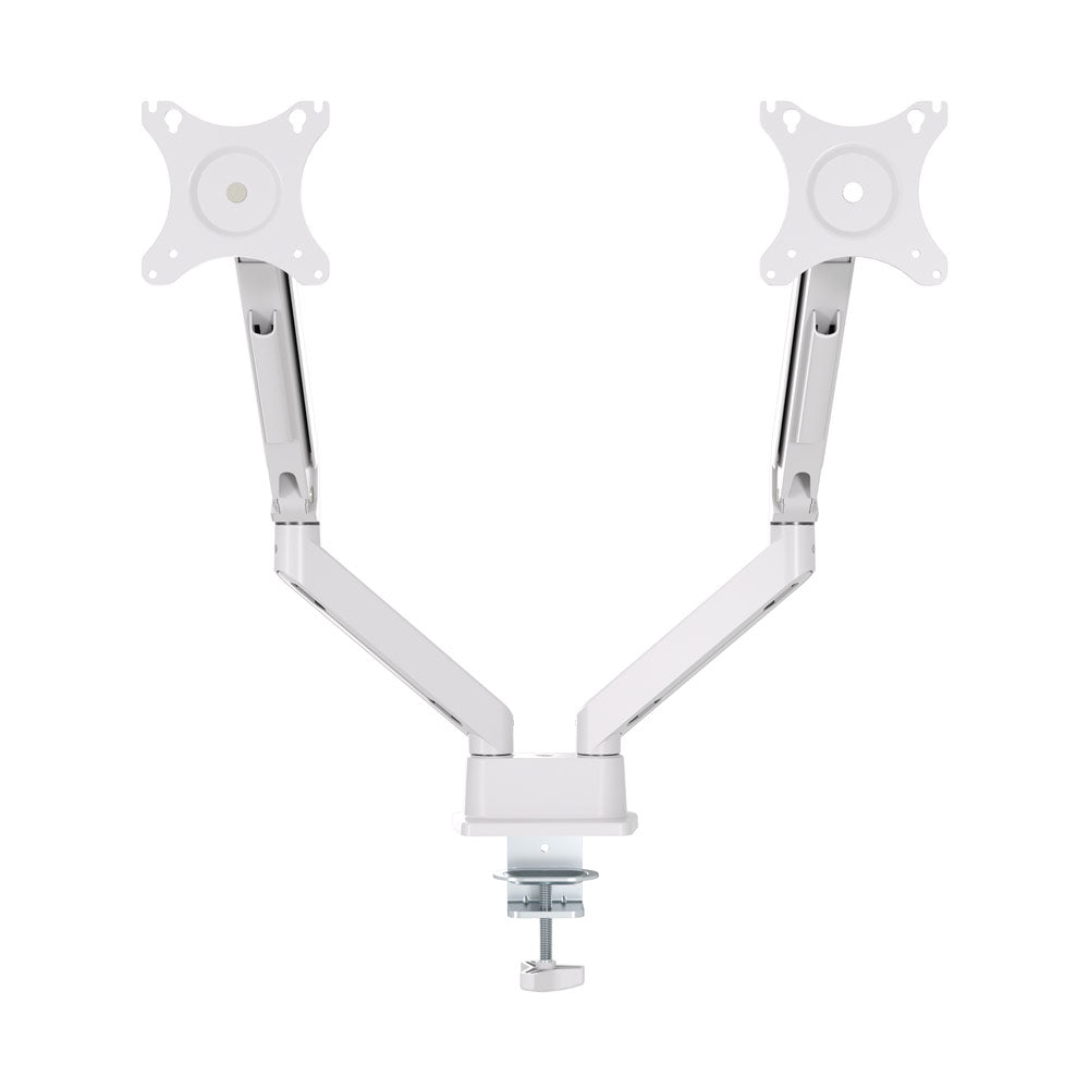 One Products Heavy Duty Double-Arm Gas Spring-Assisted Desk Mount Bracket for 13" to 49" Monitor (PPMM2-AL)
