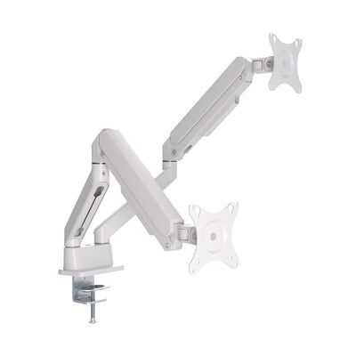 One Products Heavy Duty Double-Arm Gas Spring-Assisted Desk Mount Bracket for 13" to 49" Monitor (PPMM2-AL)